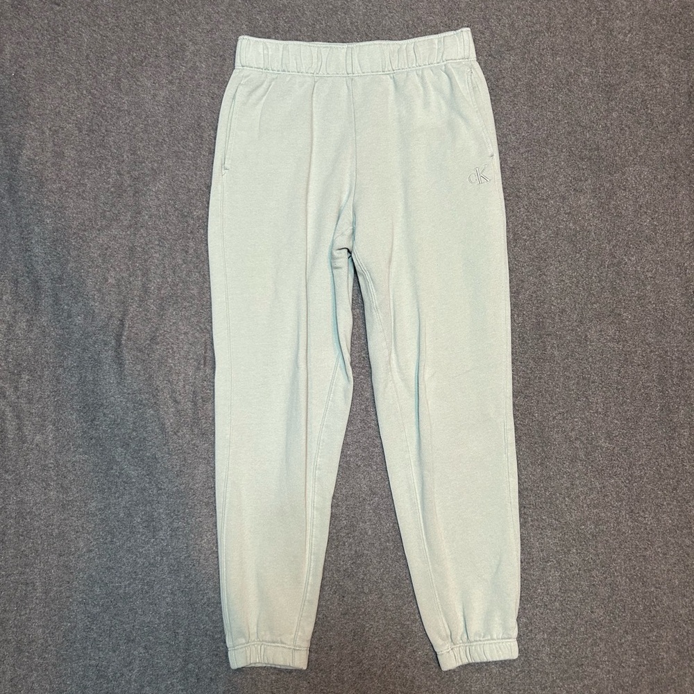 Calvin Klein Green Gray Sweatpants